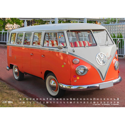 VW Bulli Kalender 2024