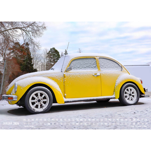VW Käfer Kalender 2024 70 x 50 cm