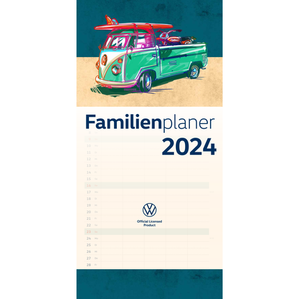 VW Familienkalender 2024