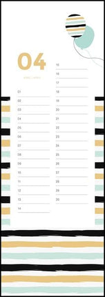 Patterns Geburtstagskalender 2024
